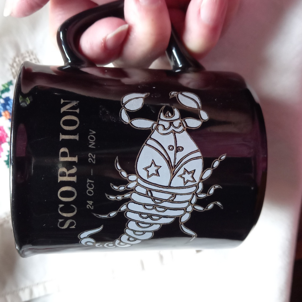 Scorpion horoscope mug